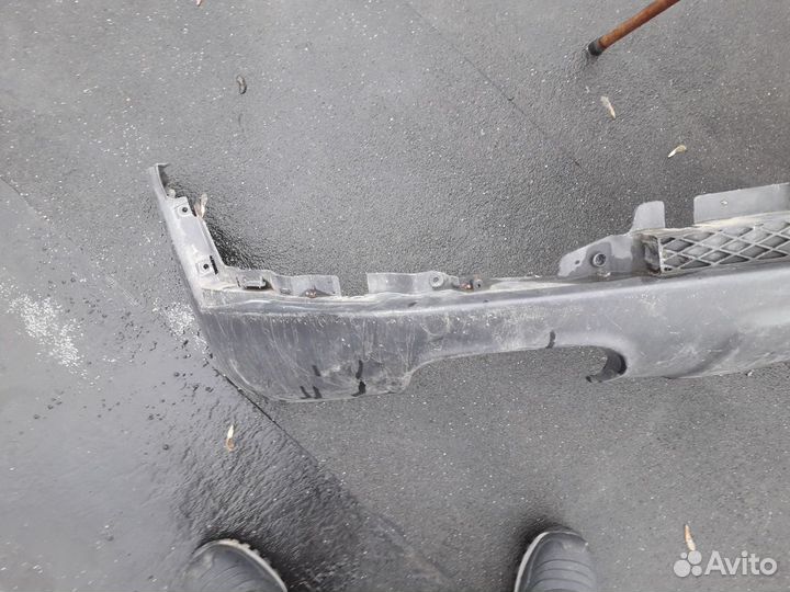 Нижняя накладка (Юбка) заднего бампера Санг Йонг э