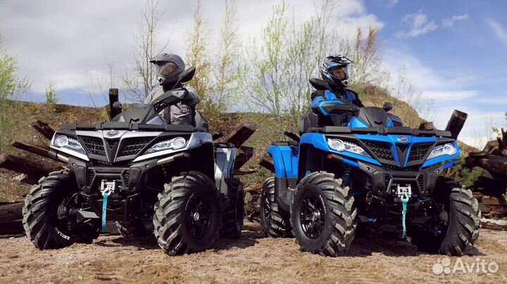 Квадроцикл cfmoto cforce 1000 EPS (Серый)