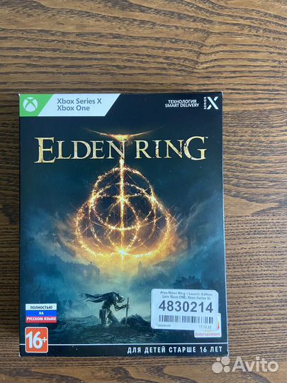 Игра для приставки xbox elden ring (диск)