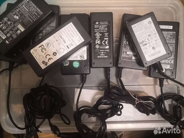 Блок питания 12v 1А, 1.5А, 3А, 4А