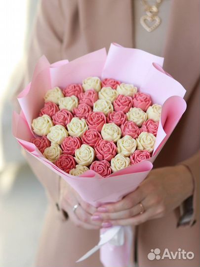 Букет из шоколадных роз