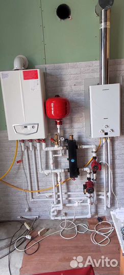 Монтаж систем отопления, водоснабжения