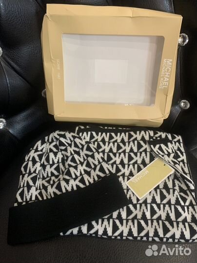 Комплект шапка и шарф michael kors