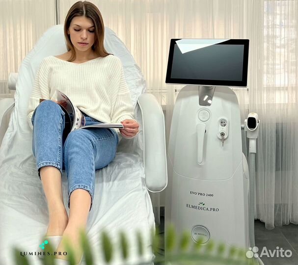 Диодный лазер для эпиляции Люминес Evo Pro 2400в