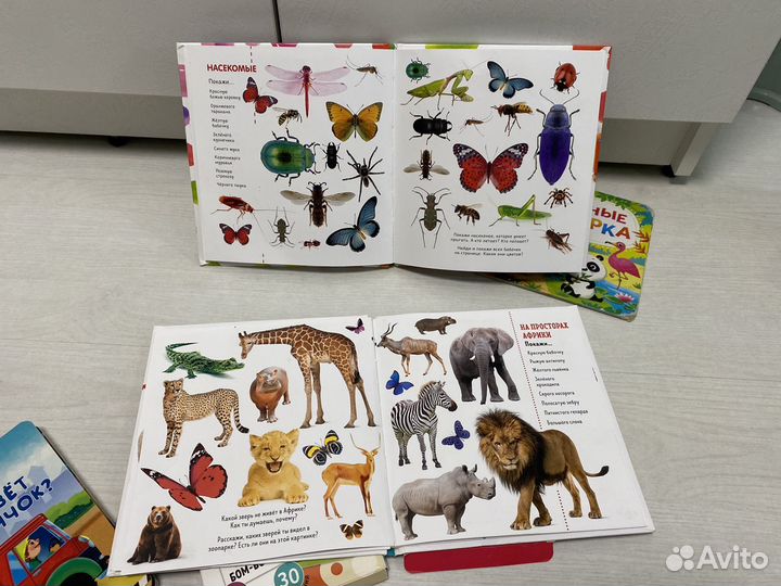 Книжки и развивающие карточки