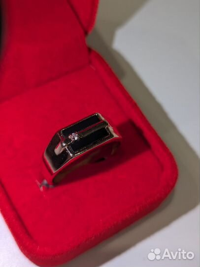 Кольцо перстень позолота