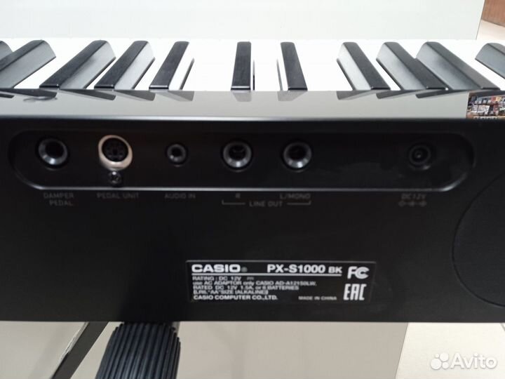 Цифровое пианино Casio Privia PX-S1000BK