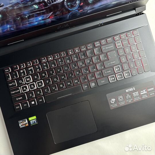 Игровой ноутбук Acer Nitro Ryzen7/RTX3070/17.3/144