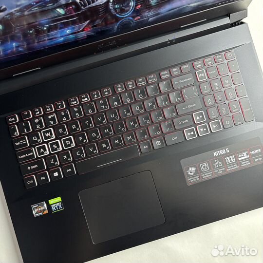 Игровой ноутбук Acer Nitro Ryzen7/RTX3070/17.3/144