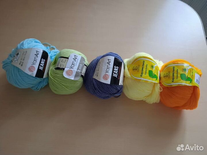 Пряжа разная остатки
