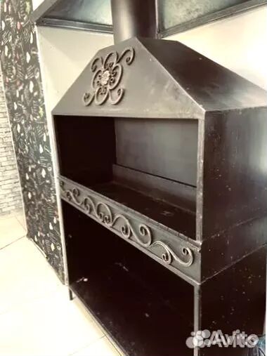 Мангал С печкой под казан