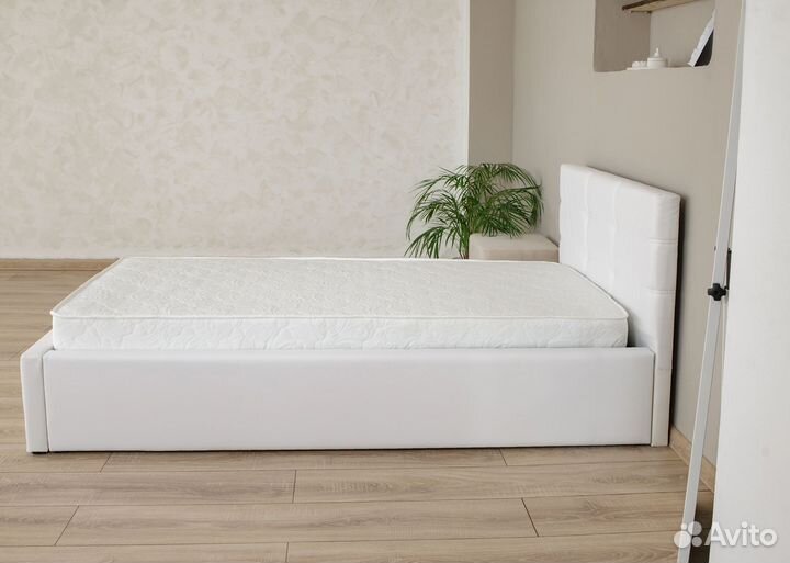 Кровать новая с матрасом 80х200 белая Роза