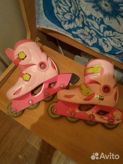 Роликовые коньки детские с защитой