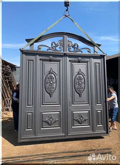 Кованые ворота под ключ