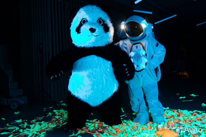 Аниматоры Неоновое шоу Ленточное шоу