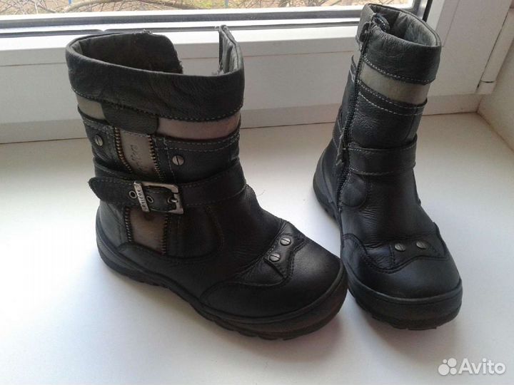 Ботинки кожаные Kapika