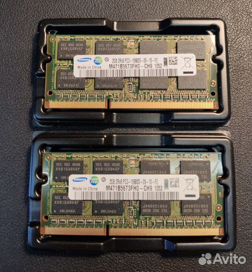 Samsung sodimm DDR3 1333MHz 4Gb комплект (2x2Gb)
