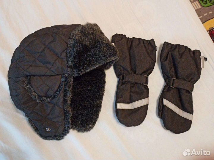 Шапка Outventure и краги Лейси. На 3-4 лет