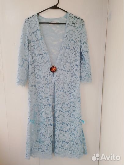 Кардиган летний ажурный вечерний