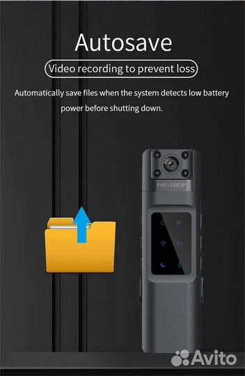 Мини-камера с датчиком движения, 1080P