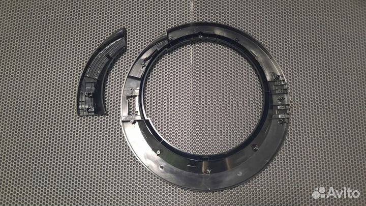 Внешняя рамка дверцы люка стиралки + ручка дверцы