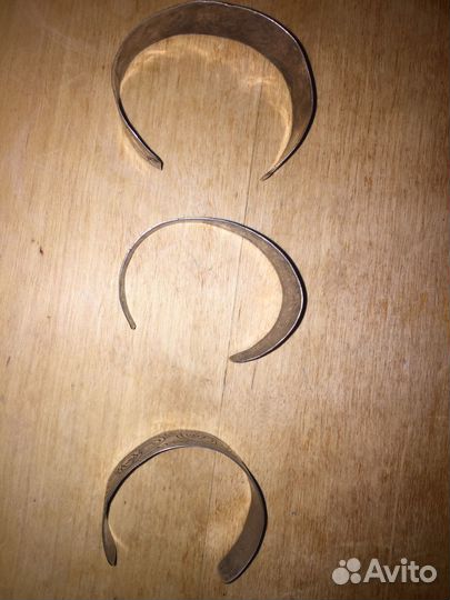 Серебряные браслеты старинные. Украшение