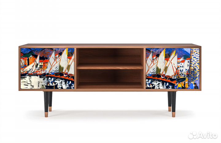 Тв-тумба T2 - Орех - Le Sechage des voiles