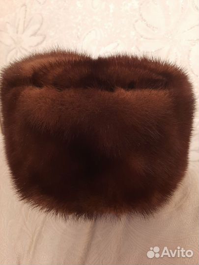 Норковая шапка мужская новая