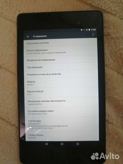 Asus google nexus 7С K009 2013