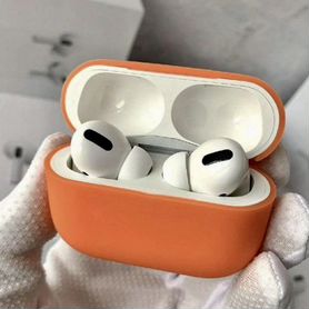 Airpods pro (гарантия 1 мес) + чехол в подарок