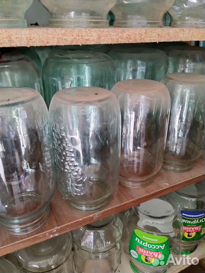 Банки стеклянные разные