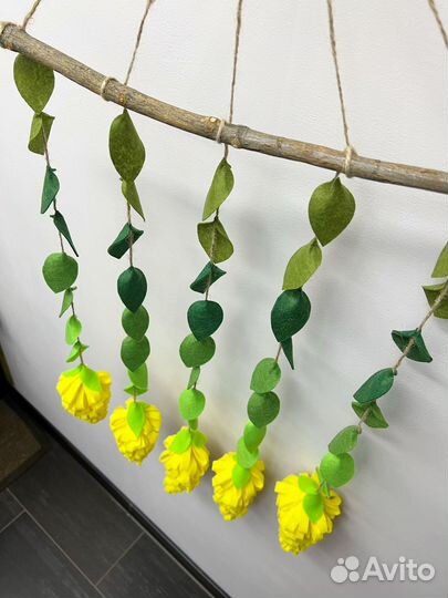 Настенное панно из фетра