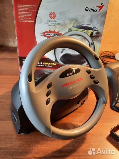 Игровой руль и педали Genius Speed Wheel 3
