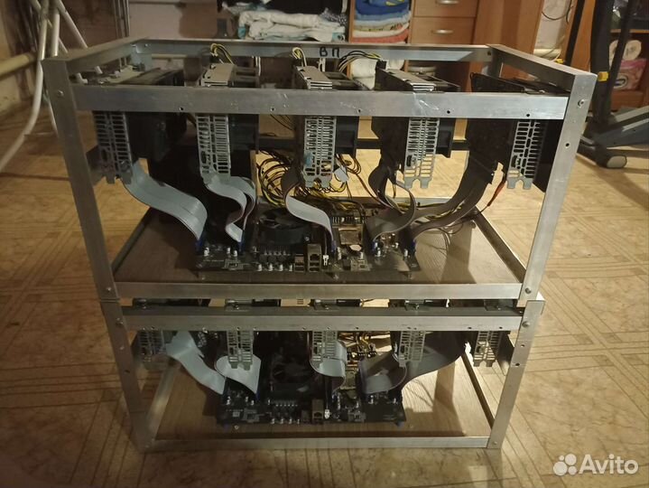 Видеокарты rx 580 10штук