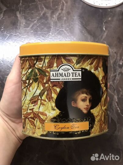 Железная баночка из под чая