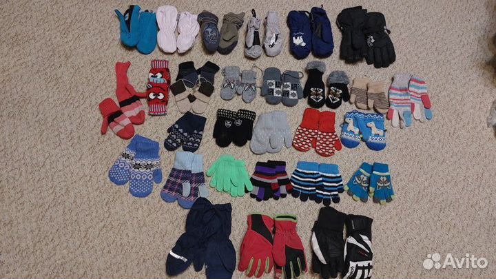 Варежки перчатки краги пинетки носочки для детей