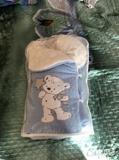 Конверт на выписку зимний для мальчика