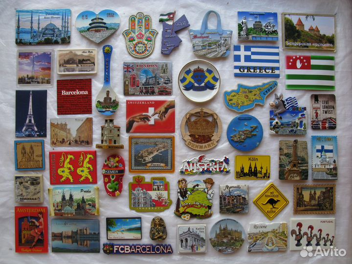 Магниты на холодильник. Часть 6. Зарубежные страны