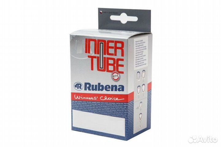 Камера для велосипеда 20х1,5/2,1 AV35 Rubena Mitas