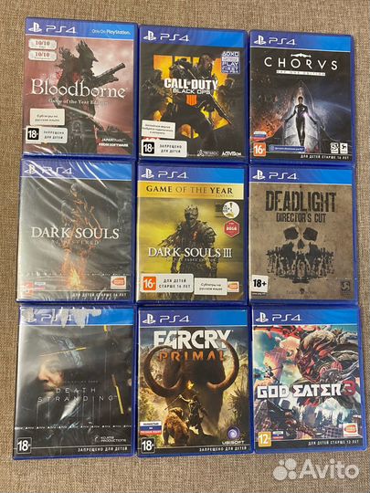 Игры для PlayStation 4 (от 05.08.2024)