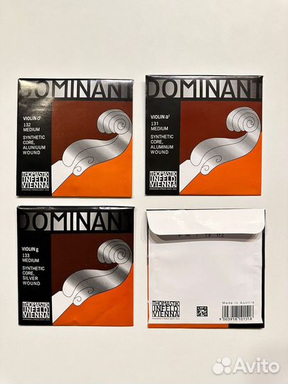 Струны для скрипки 135 Dominant Thomastik 4/4