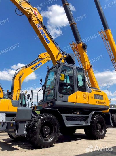 Колёсный экскаватор XCMG XE150WD, 2023