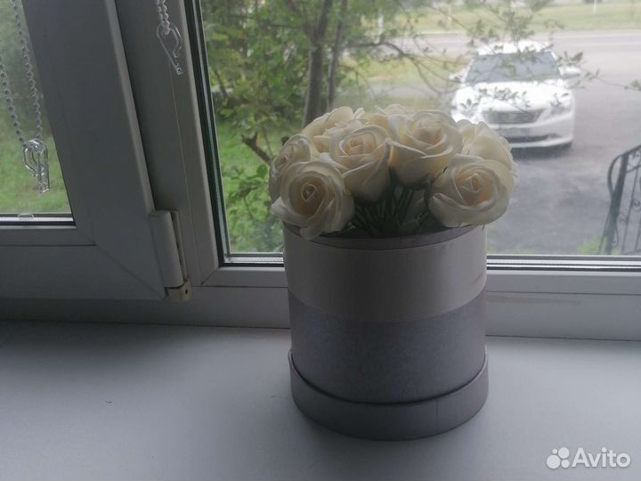 Мыльные цветы за 3 шоколадки алёнки