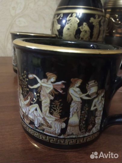 Ваза бокалы тарелка Греция 80-е г