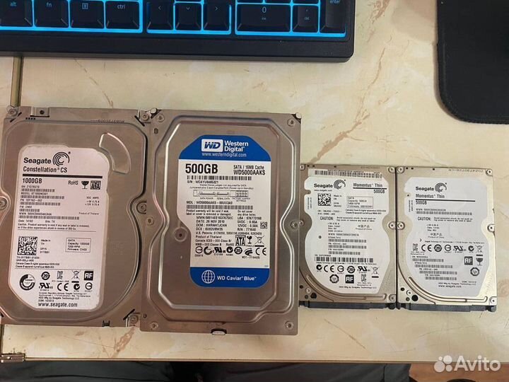 Жесткий диск для ноутбука пк HDD SATA 2.5 HDD 3.5