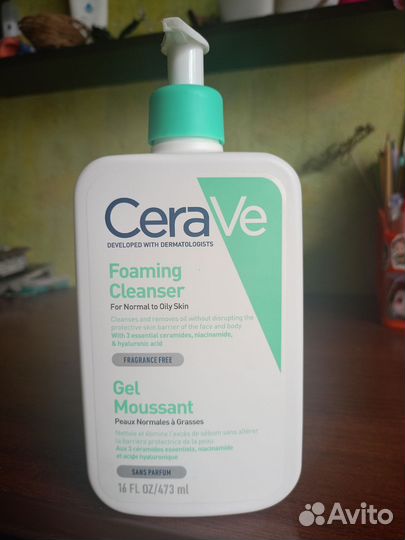 Cerave гель для умывания
