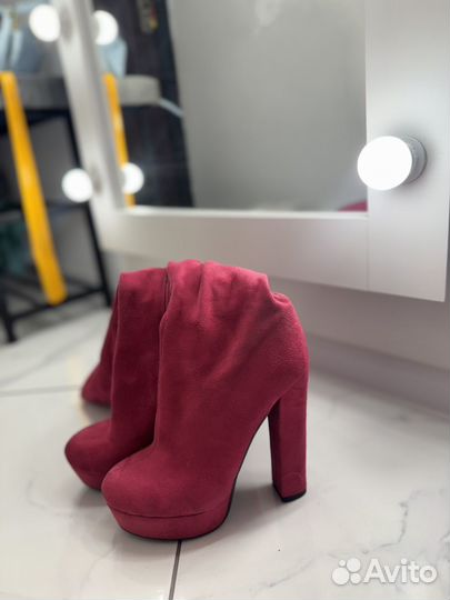 Сапоги розовые