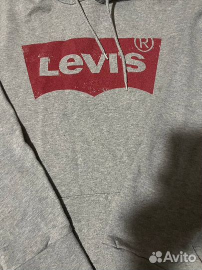 С большим лого худи Levis оригинал