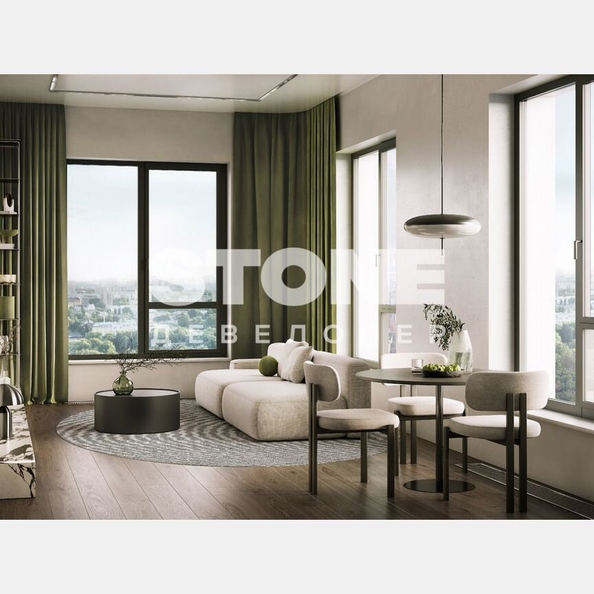 3-к. квартира, 92,5 м², 12/28 эт.