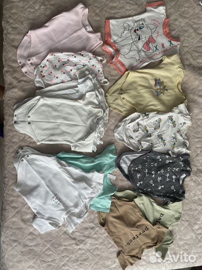 Вещи пакетом на девочку 0-3 месяцев